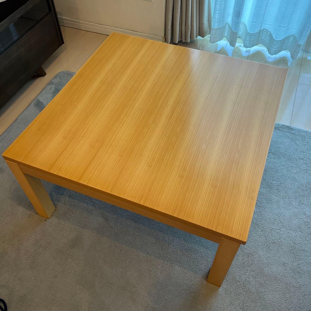 無印良品 木製正方形こたつ 75cm × 75cm