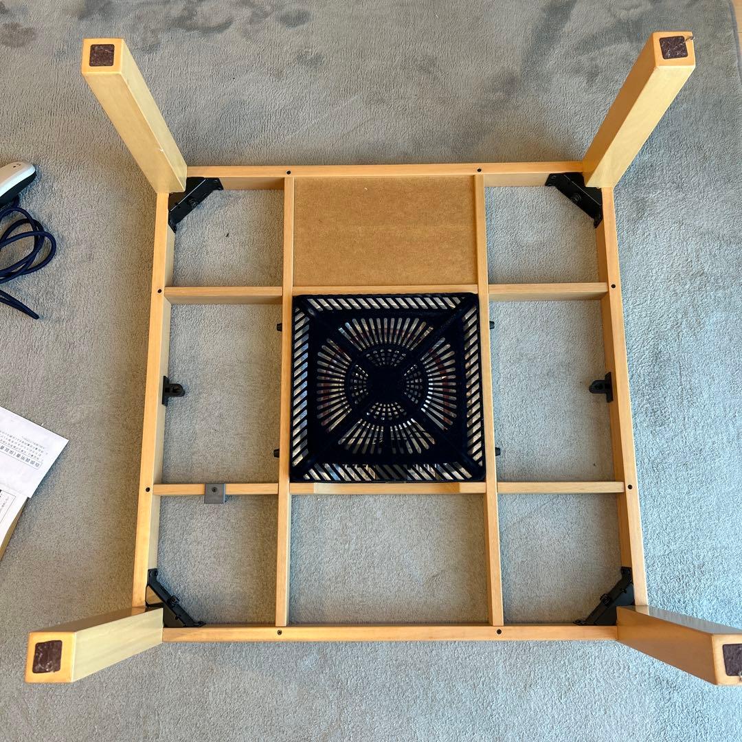 無印良品 木製正方形こたつ 75cm × 75cm