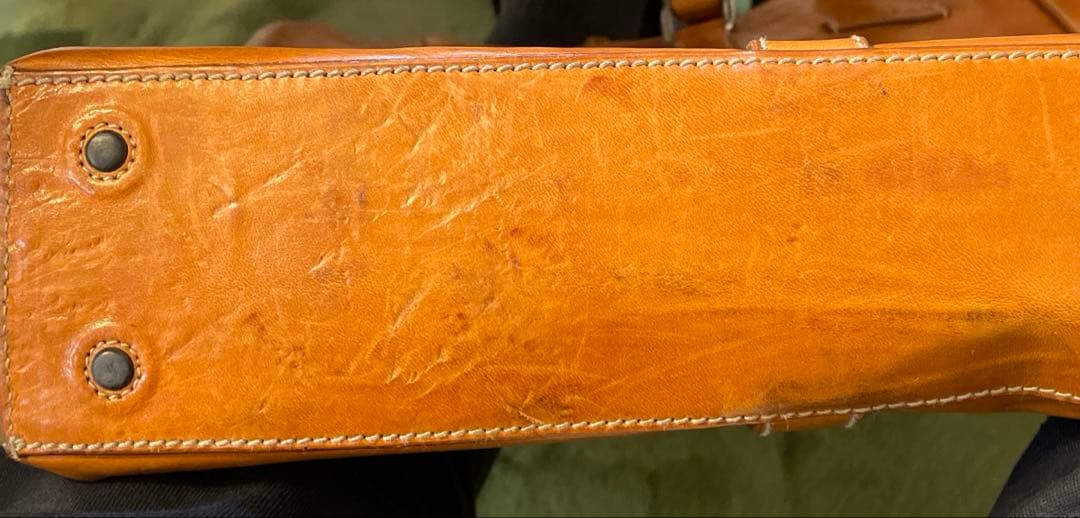 Daniel & Bob ブラウンレザートートバッグ