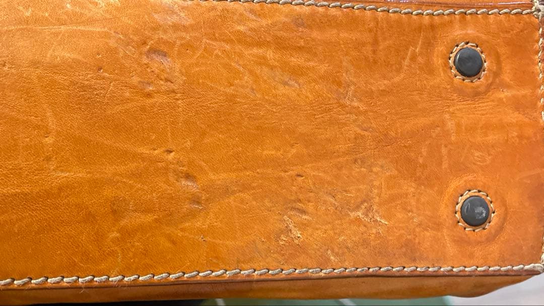 Daniel & Bob ブラウンレザートートバッグ