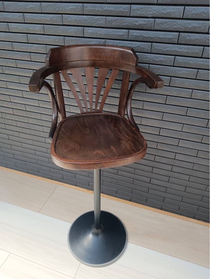 送料込み　アンティーク　ベントウッドチェア　カウンターチェア