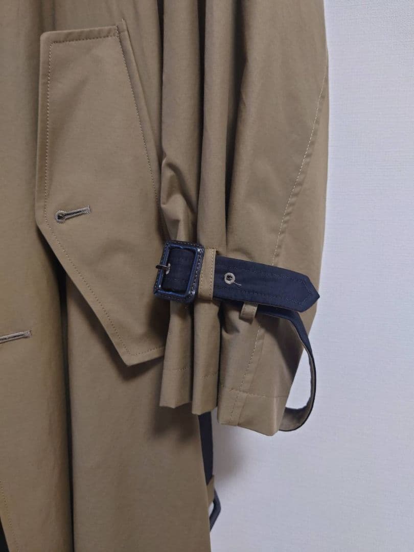 ジャケット・アウター stein OVERSIZED CONTRAST TRENCH COAT