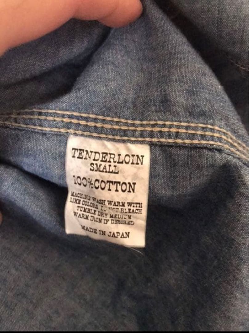 テンダーロイン シャンブレーシャツ　辺見馨TENDERLOIN CHAMBRAY
