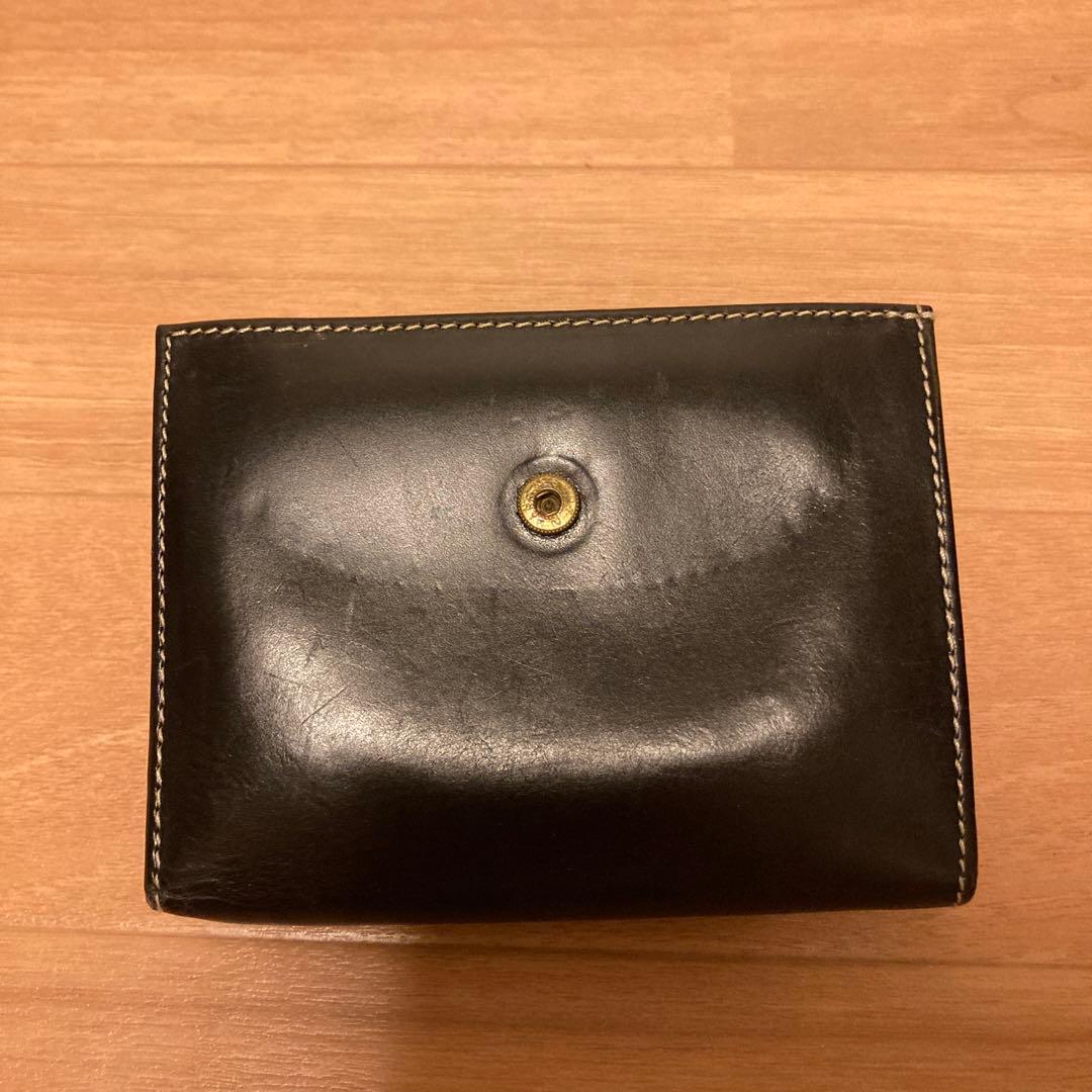 Whitehouse Cox 二つ折り財布 ブラック／PINK