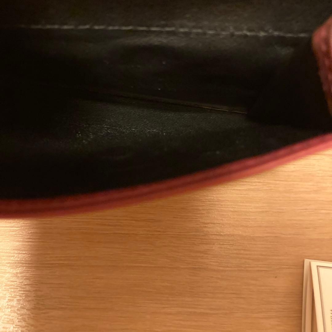 Whitehouse Cox 二つ折り財布 ブラック／PINK