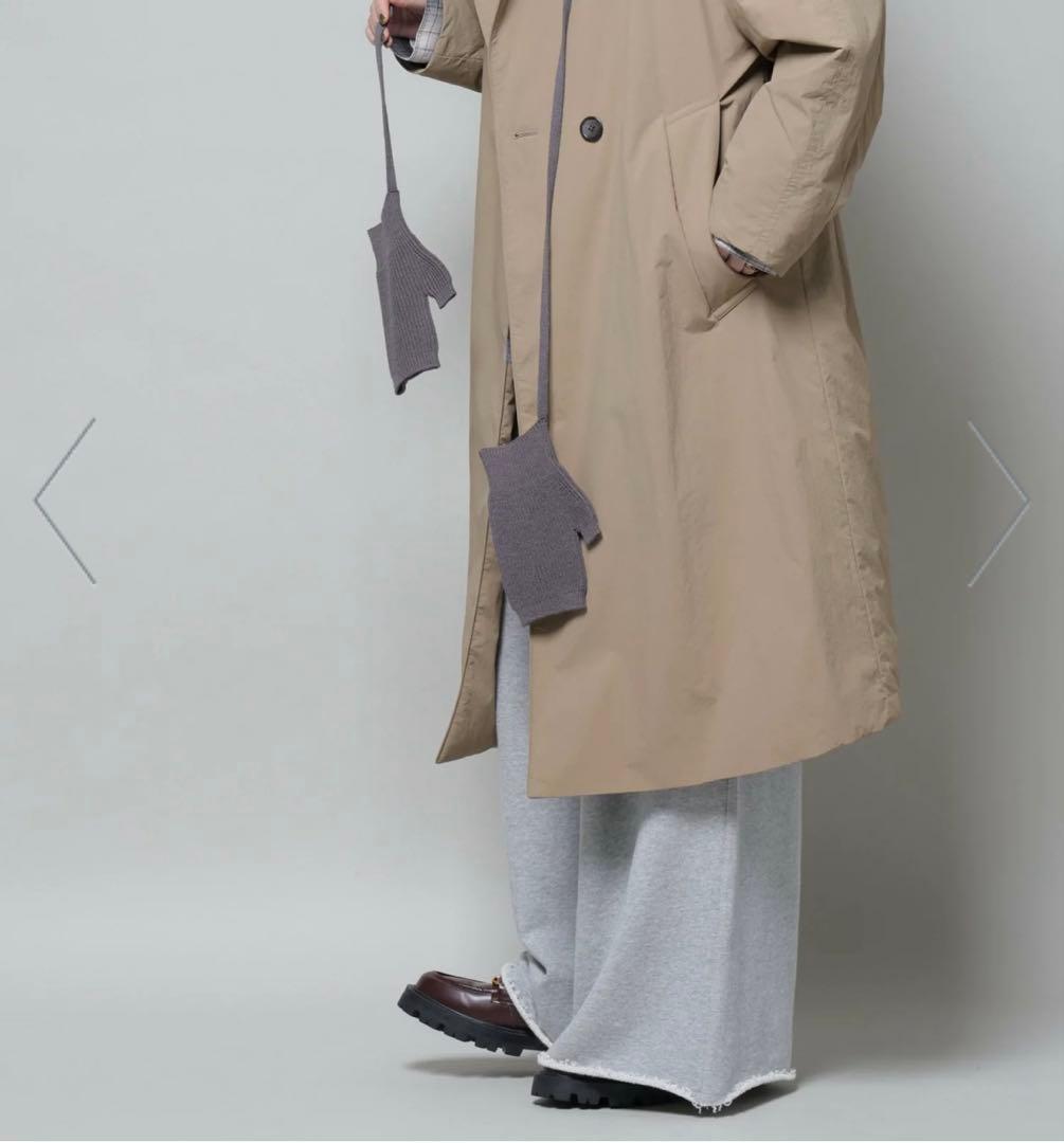 ナノユニバース　中綿　リバーシブルコート