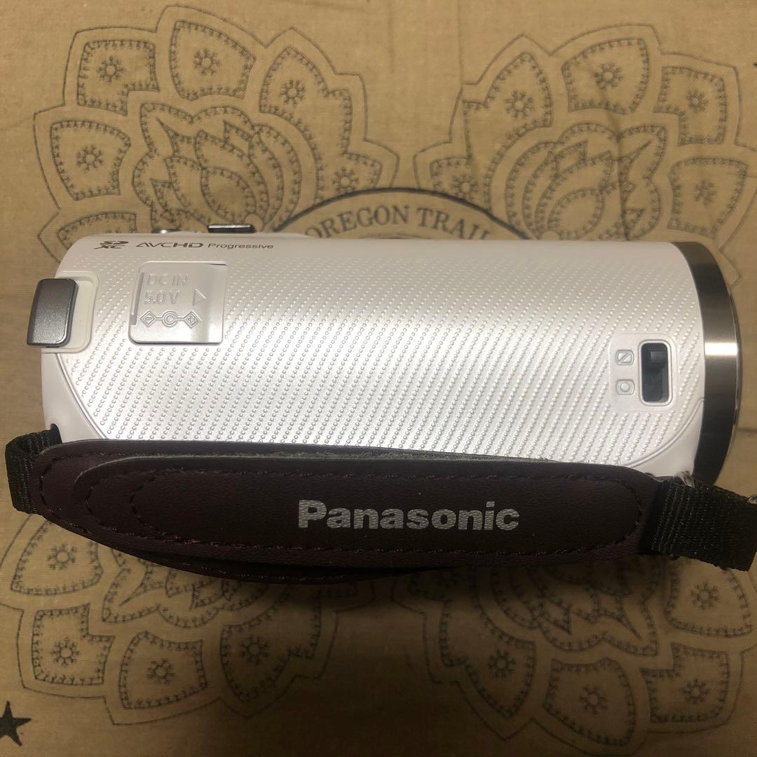 極美品 Panasonic HC-V360M ホワイト ビデオカメラ