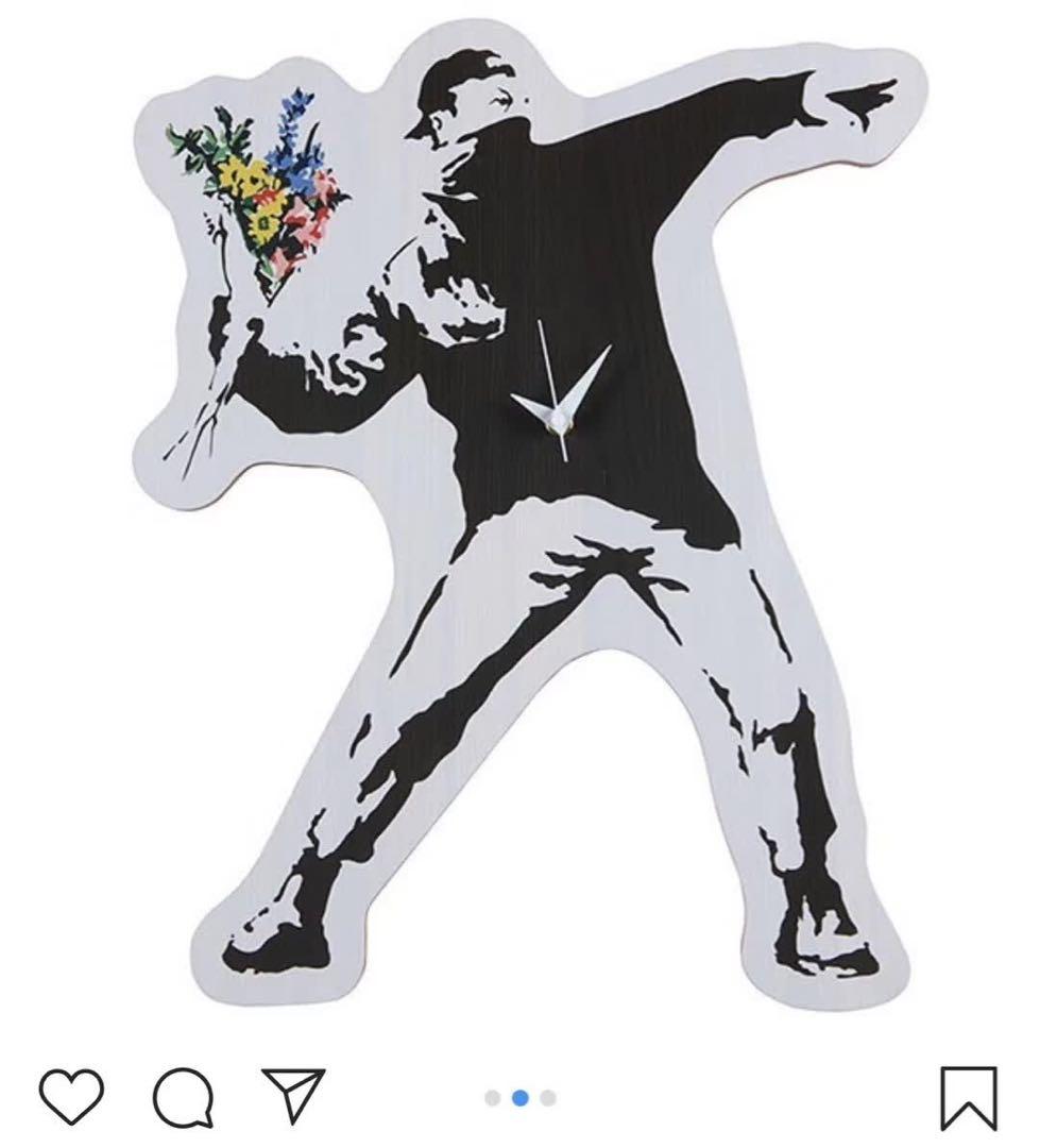 新品　SYNC WALL CLOCK FLOWER BOMBER 掛け時計