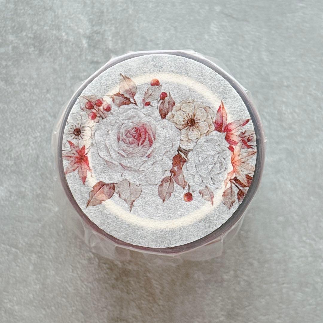 咔咔STUDIO《枫林晚》海外マスキングテープ　マステ 【2641】