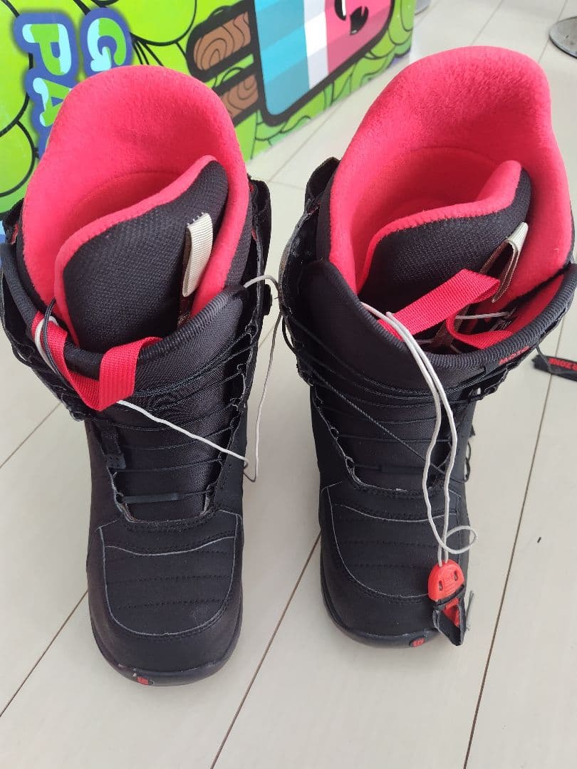 Burton スノーボードブーツ ブラック/レッド