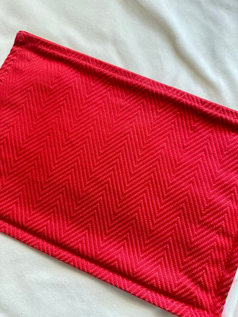 HERMES レッド ポーチ