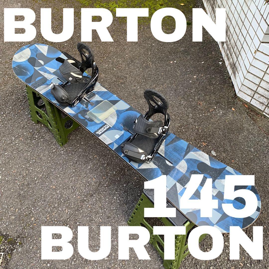 美品 スノーボードセット BURTON CRASH 145cm