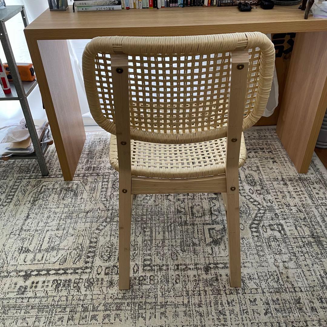 ナチュラルラタン風チェア