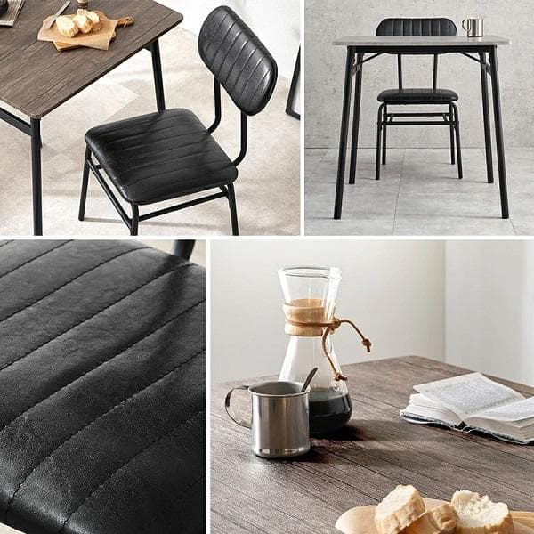 ①幅70 2人用ダイニングセット (テーブル+チェア2脚) 2人掛け カフェ風