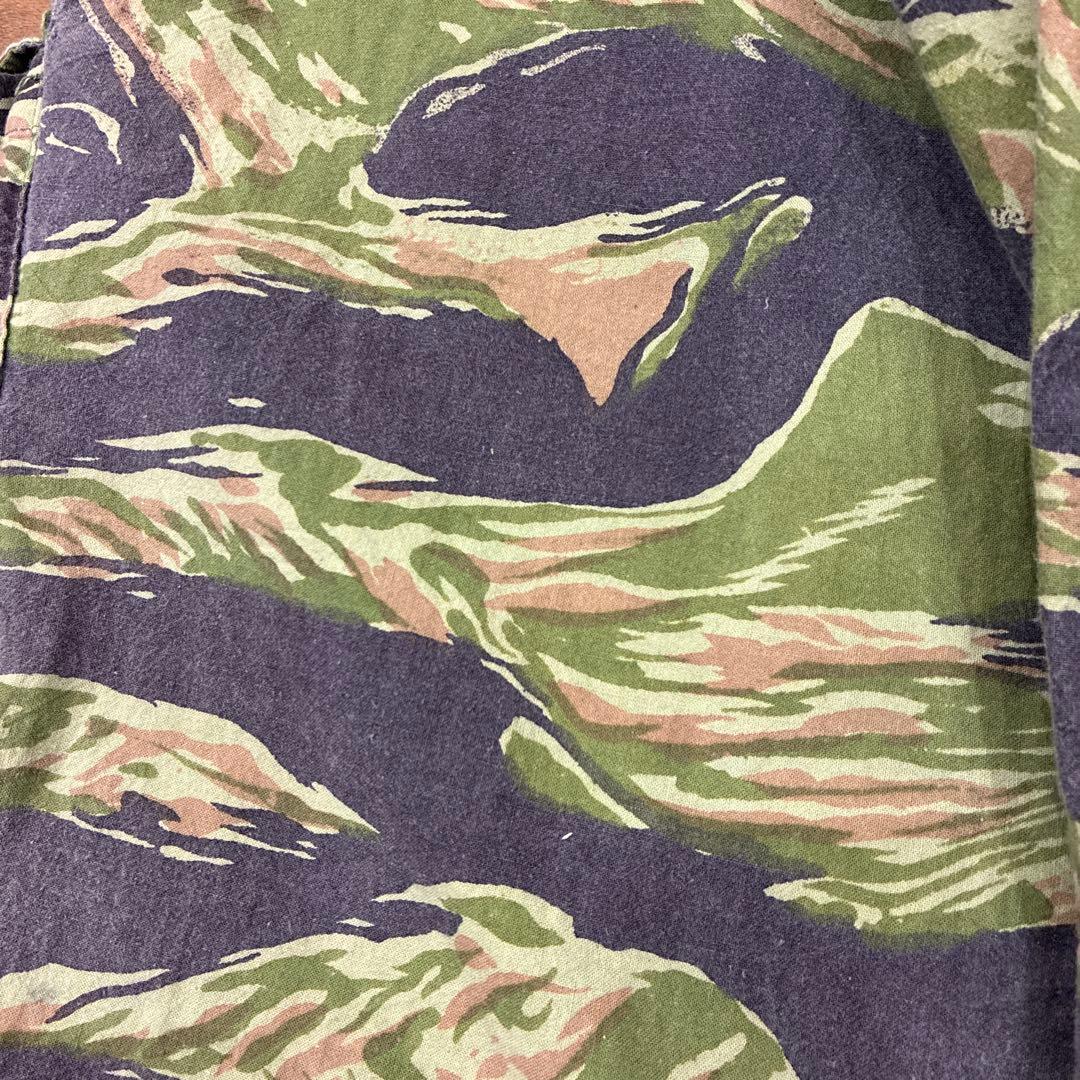 k*7様 80s ベトナム タイガーストライプパンツ Lサイズ タイガーカモ ビ