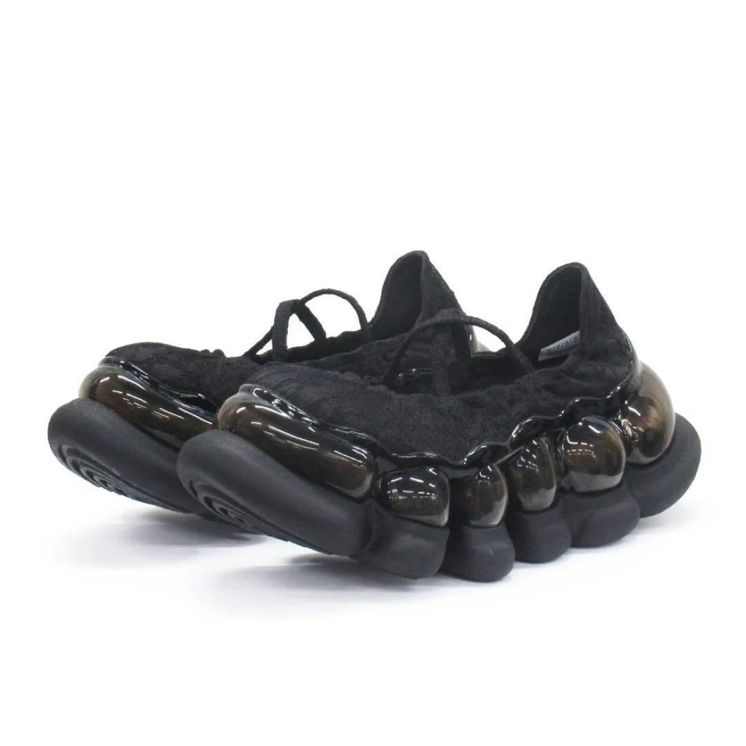 靴 Jewelry Ark Lace Ballet Shoes / Black