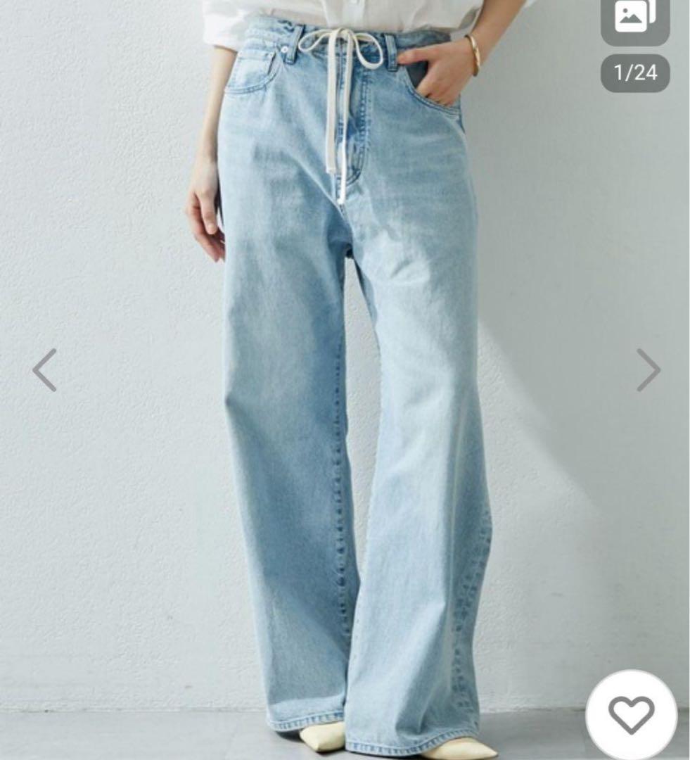 niko ウィムガゼット　ドロストデニム　美品　デニム　ドローコード