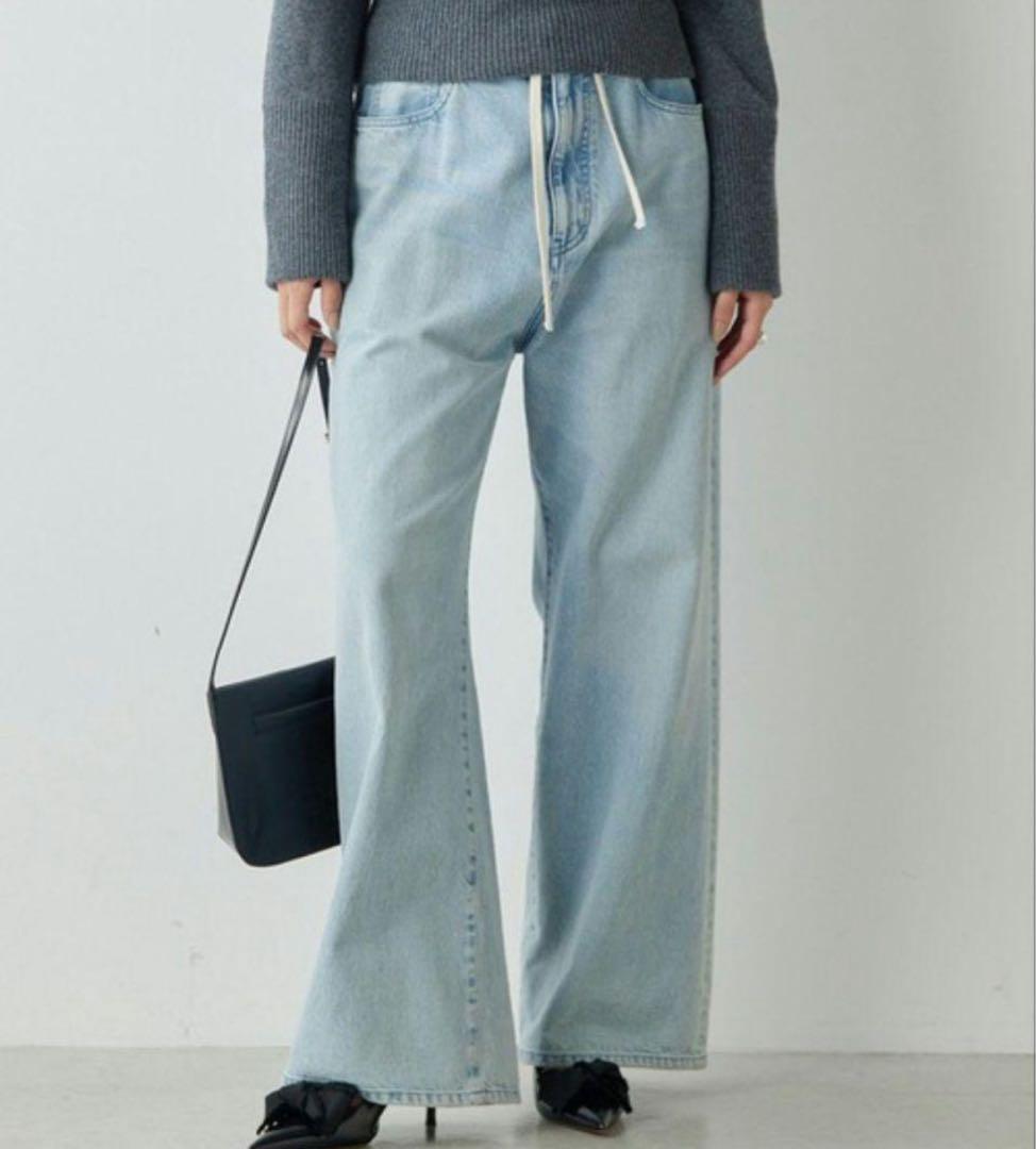 niko ウィムガゼット　ドロストデニム　美品　デニム　ドローコード