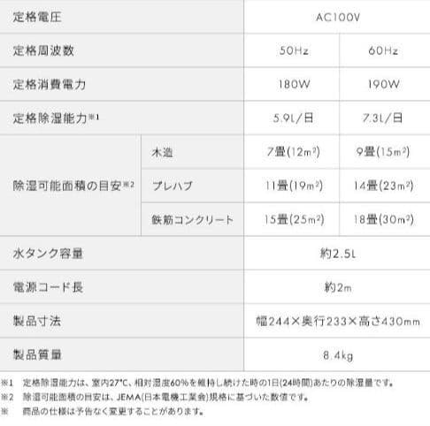 TRUENO　IRIS OHYAMA KIJC-P70-W 電気式乾燥機
