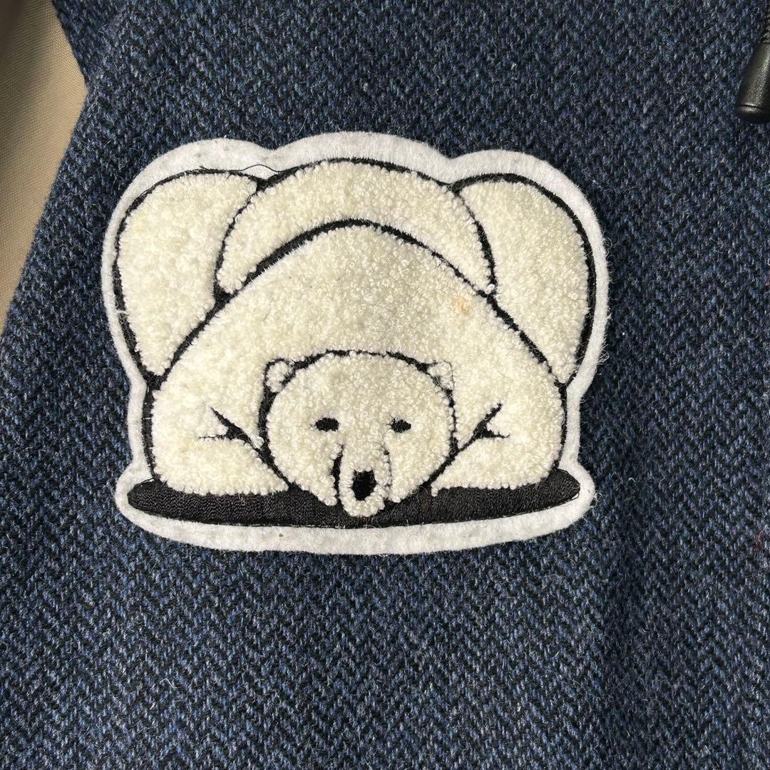 希少 VESP スノボーウェア ジャケット パーカー シロクマ M ベスプ