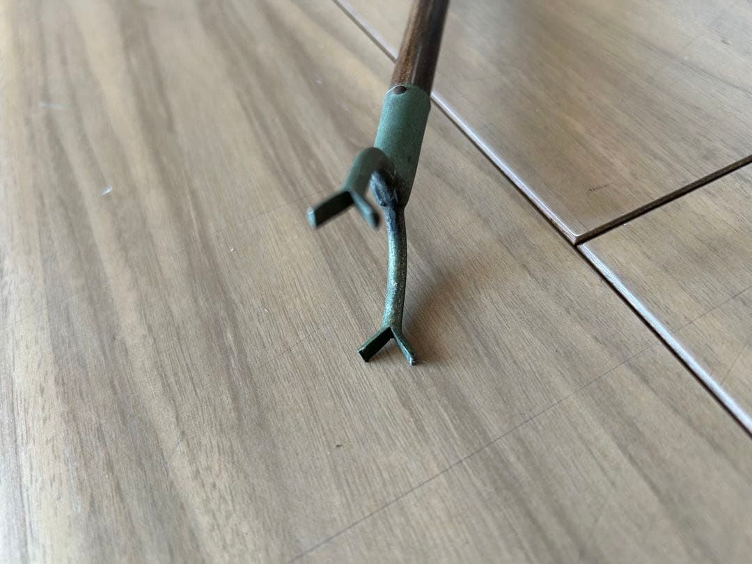 昭和レトロ 黒竹 矢筈 掛け軸　やはず