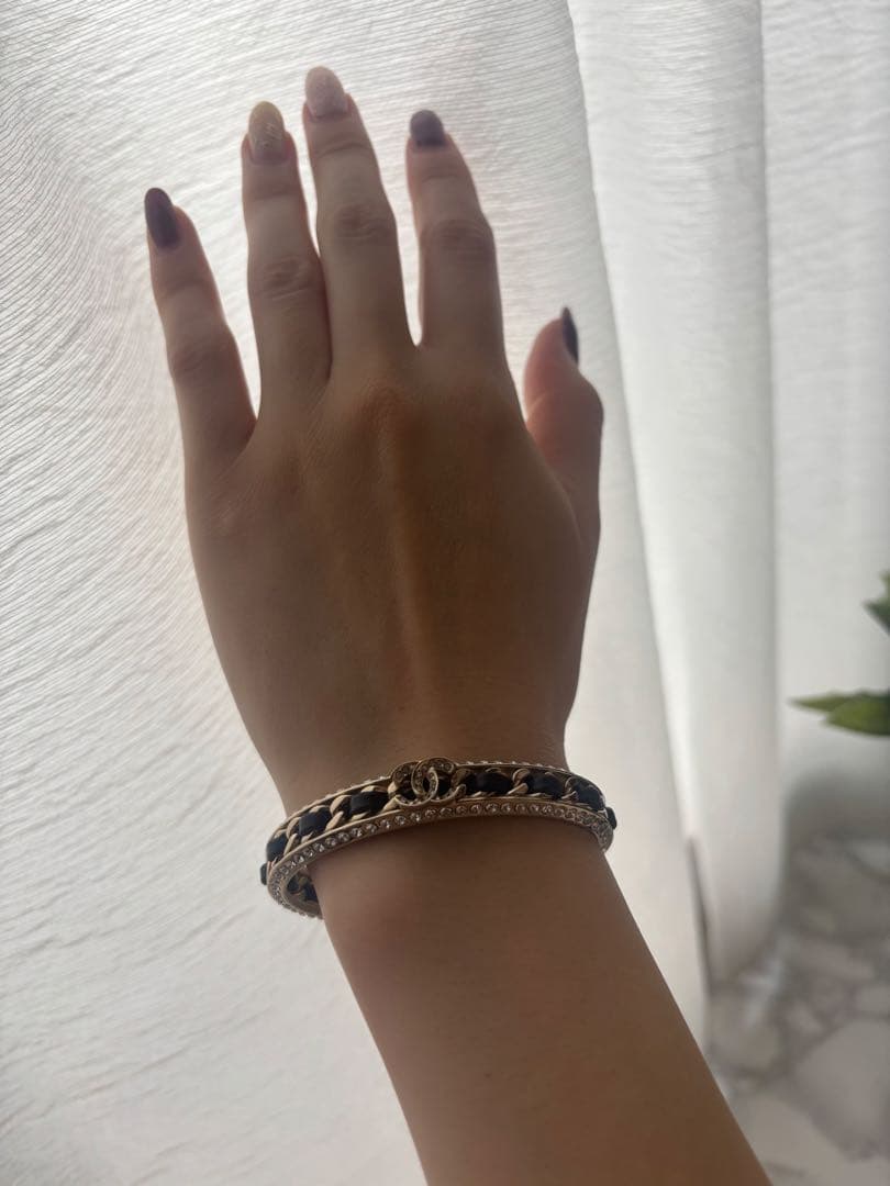 シャネルバングル　2023 ココマーク　ラインストーン