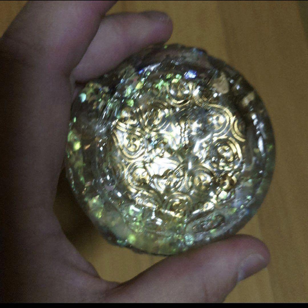 金運ガッツリGet!!波動コアオルゴナイト(宝珠)