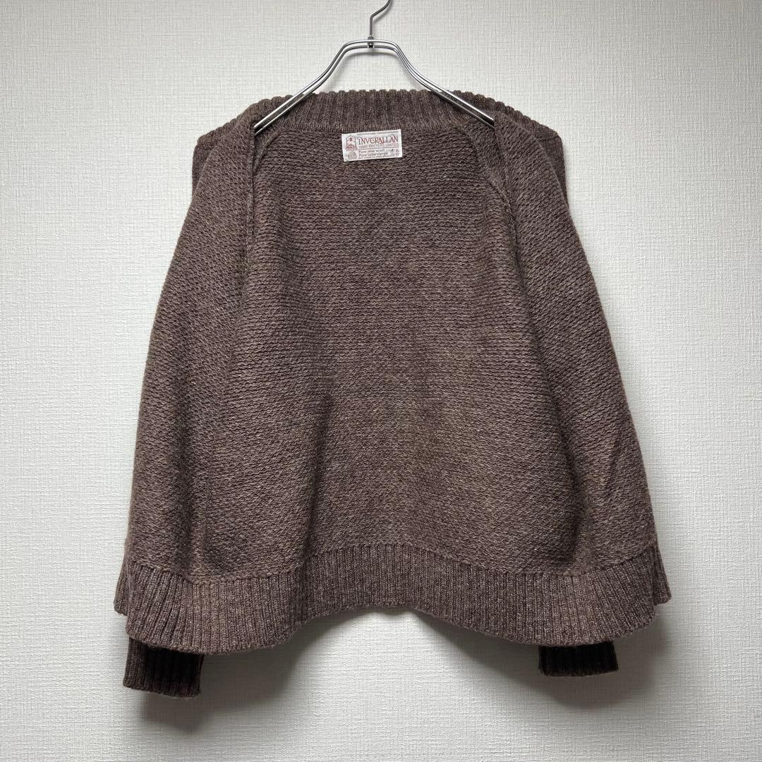 inverallan インバーアラン チロリアンニットカーディガン ウール 42