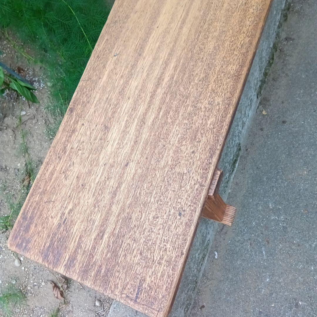 送料無料　昭和のそろばん塾の文机 長机　木製シンプルテーブル