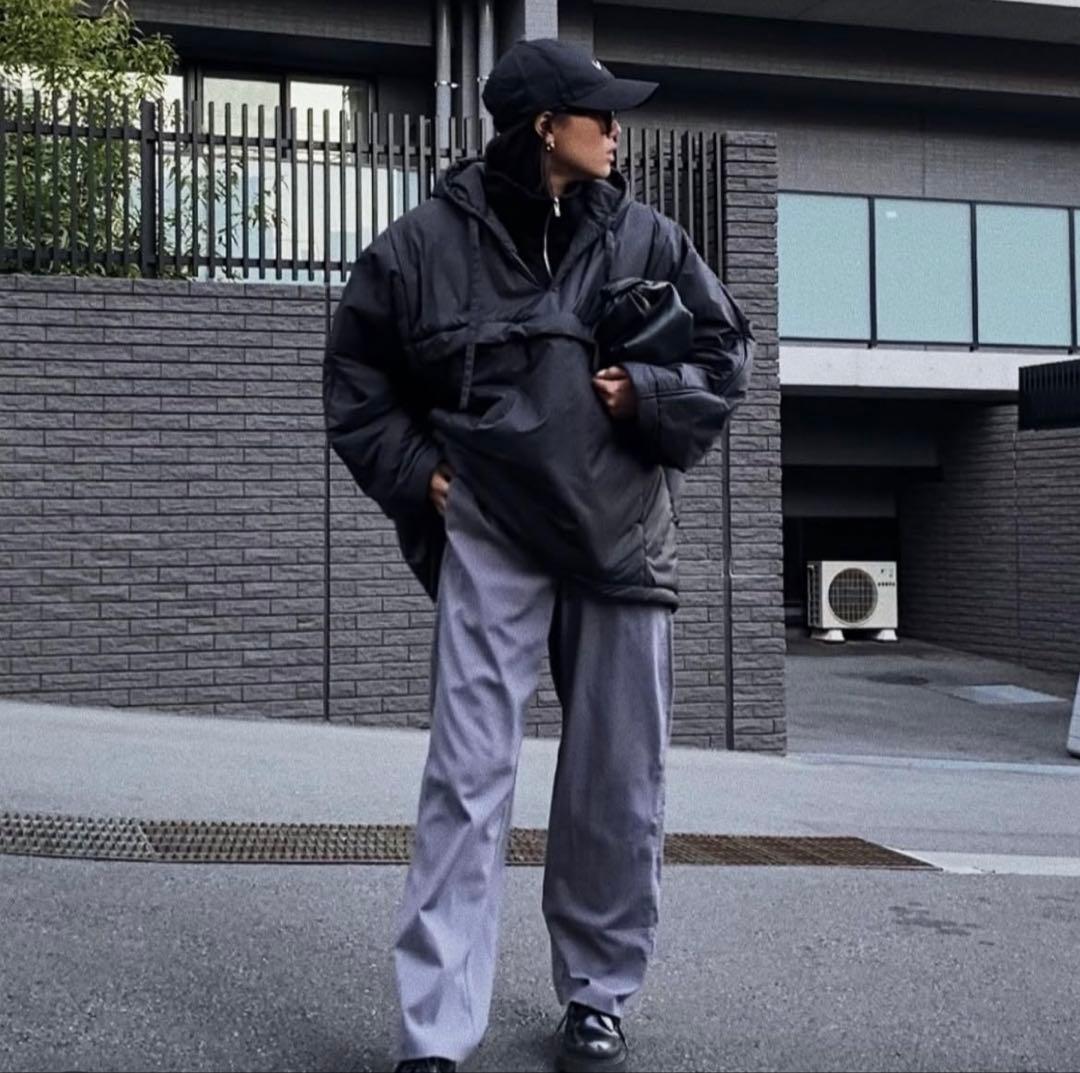 thehighlights ザハイライツover アノラックパーカー　ブラック