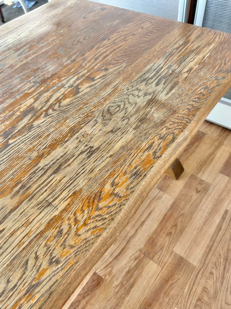 638 浜本工芸　ダイニングテーブル　天然木　6人 ナチュラル カントリー　a