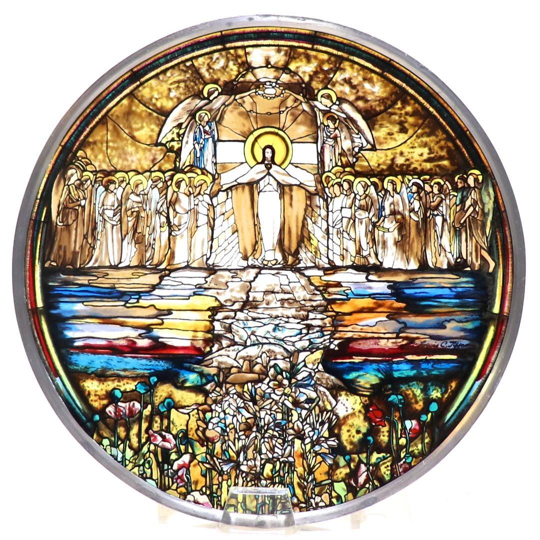 ルイス・C・ティファニーヴィンテージステンドグラス ウェイド記念礼拝堂 魂の飛翔