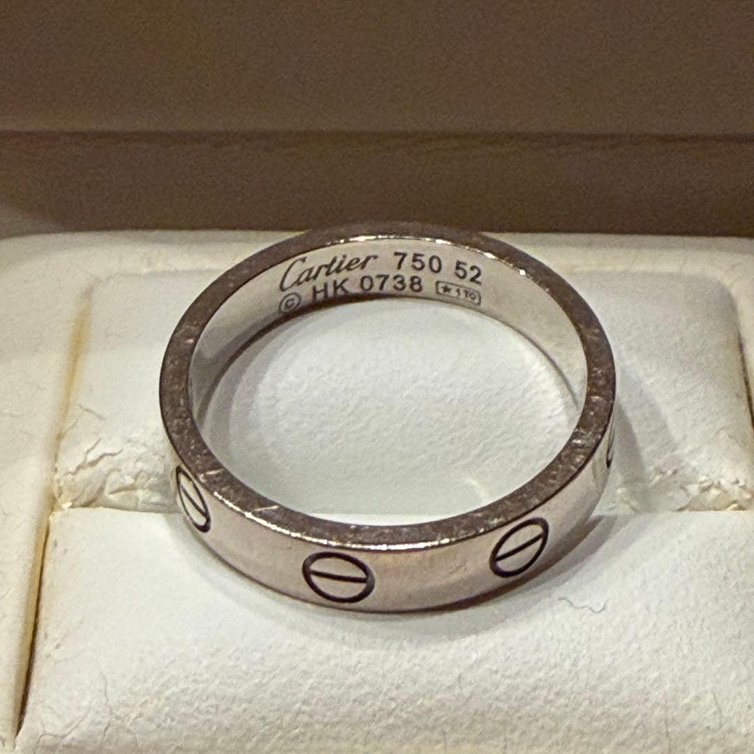 Cartier ラブリング 750 52