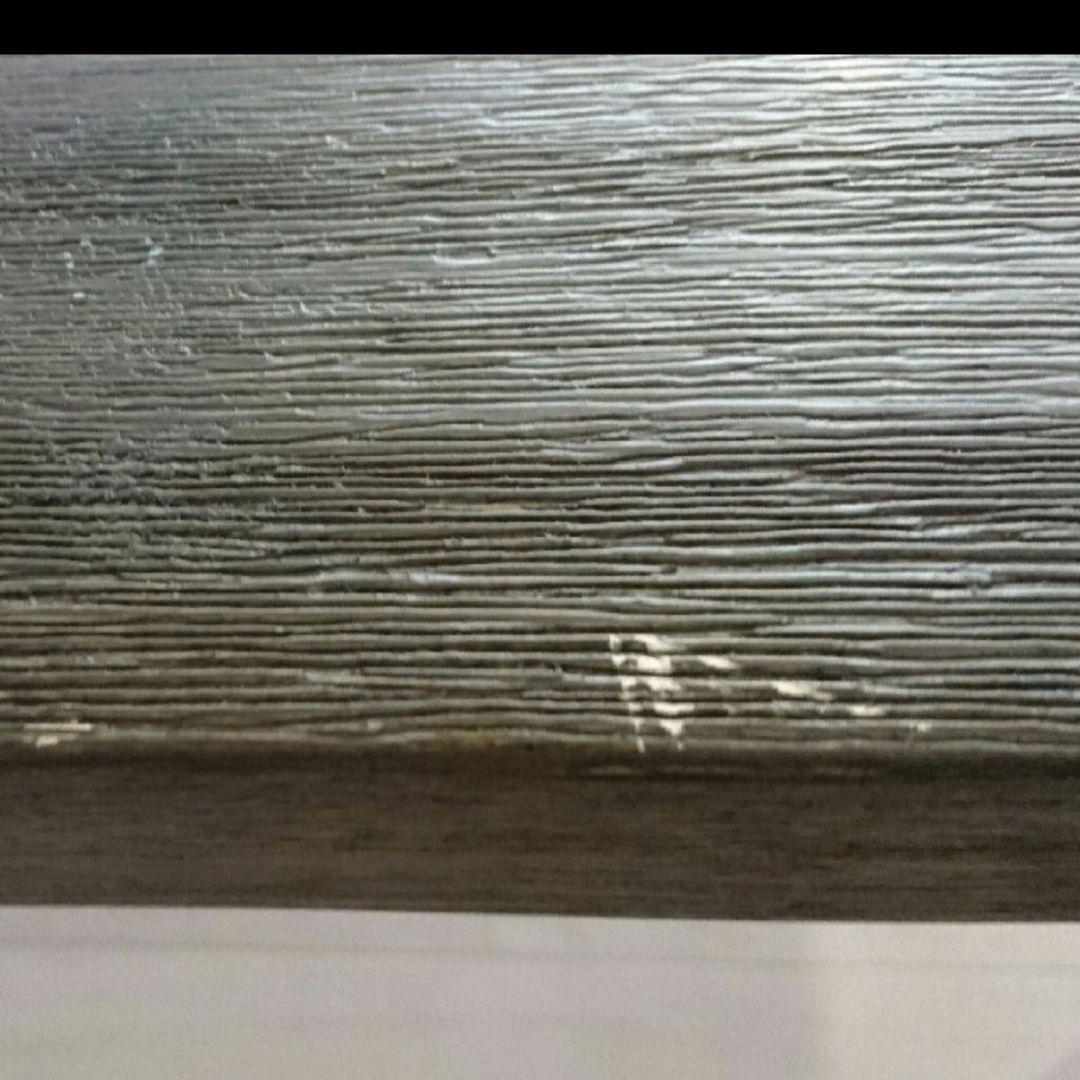 ダークブラウン 木製 正方形ダイニングテーブル