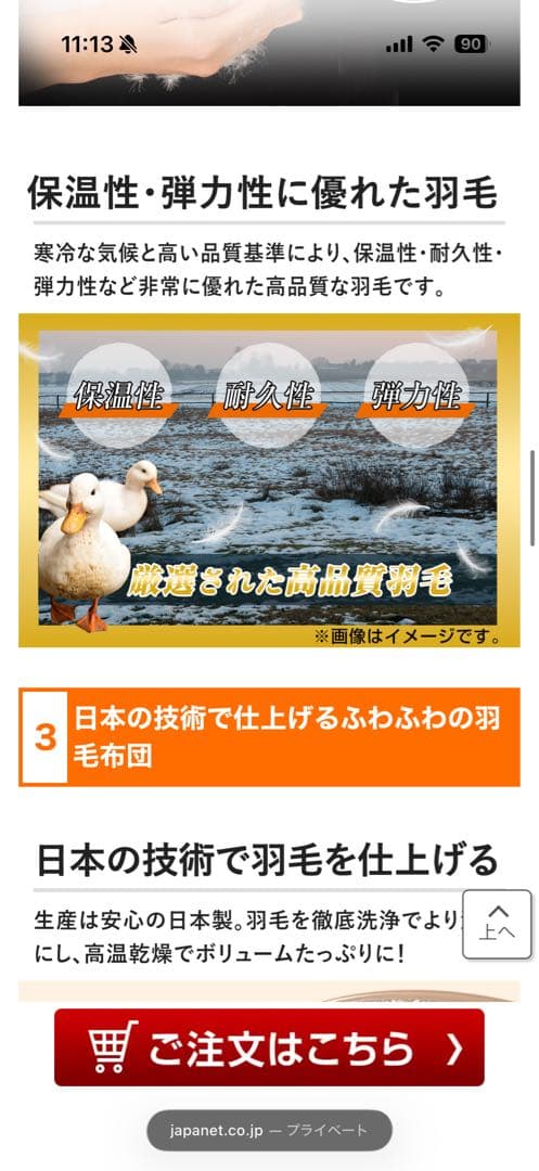 エクセルゴールド ダウン掛け布団 セミダブル