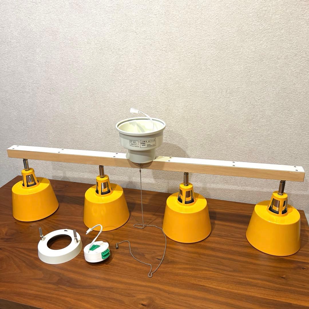 美品 BELLME ベルミー シーリングライト 4灯 LED対応