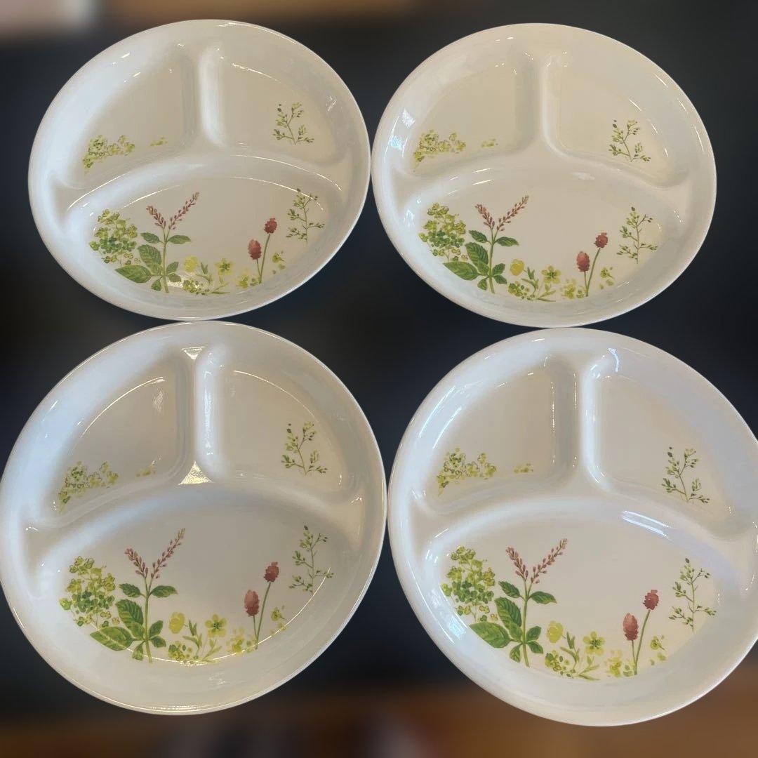 CORELLE コレール プロヴァンスガーデン 26㎝ 4枚セット　ワンプレート