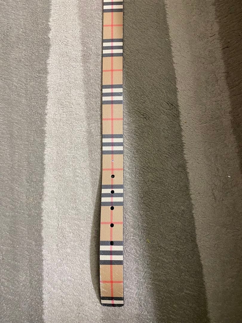 Burberry ベルト ベージュ ブラック 85cm