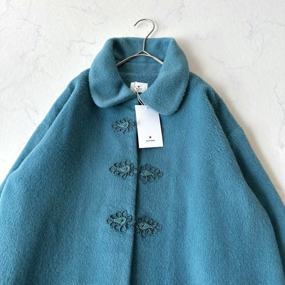 新品 タグ付きmerry jennyメリージェニー チャイナボタンコート