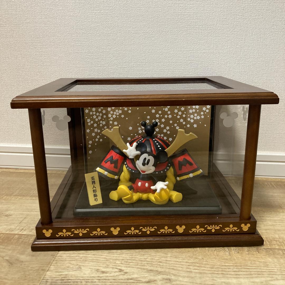 美品　ベルメゾン　五月人形　ディズニー　ミッキーマウス　節句　専用ケース付き