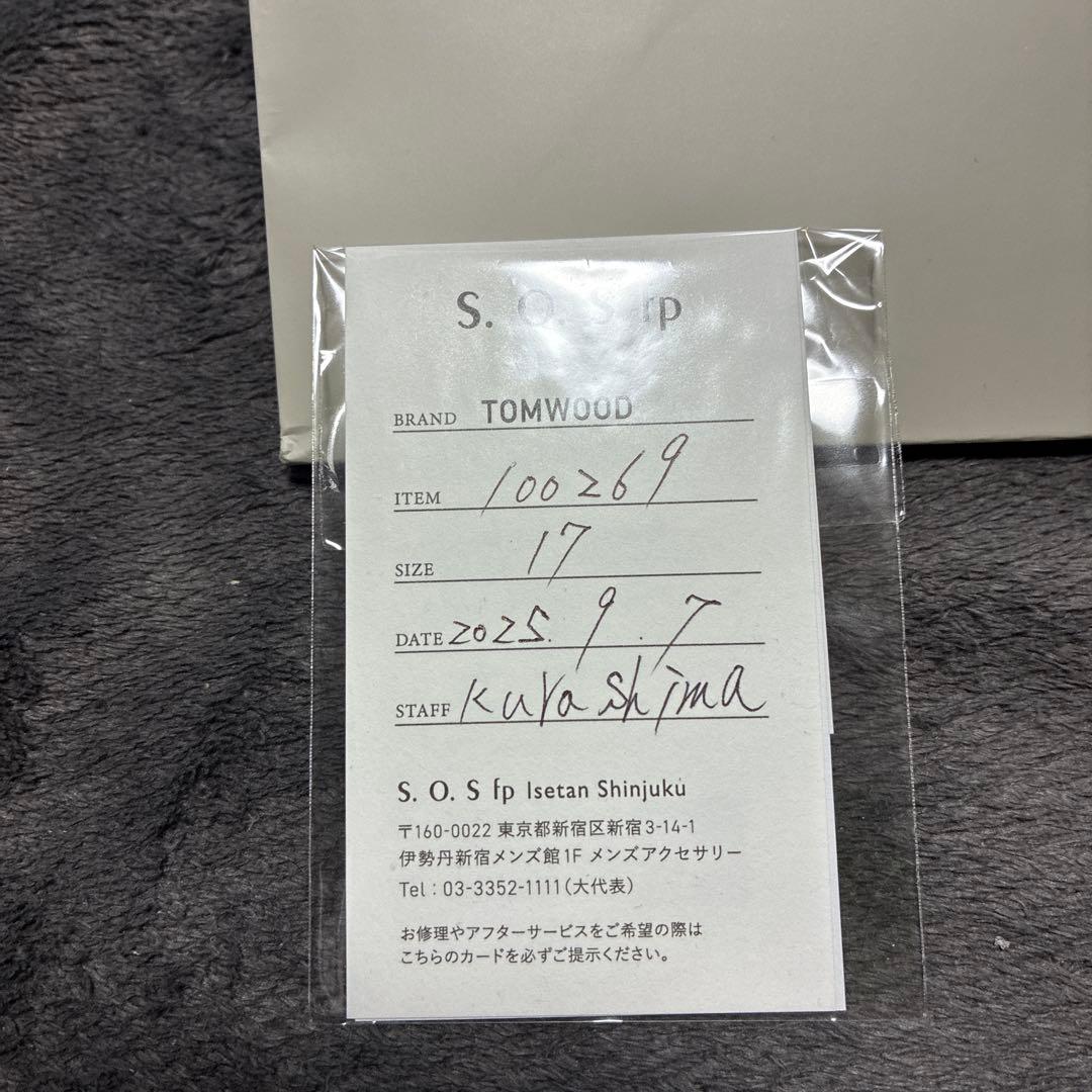 トムウッド　ネックレス　アクセサリー　シルバー　チョーカー　0801