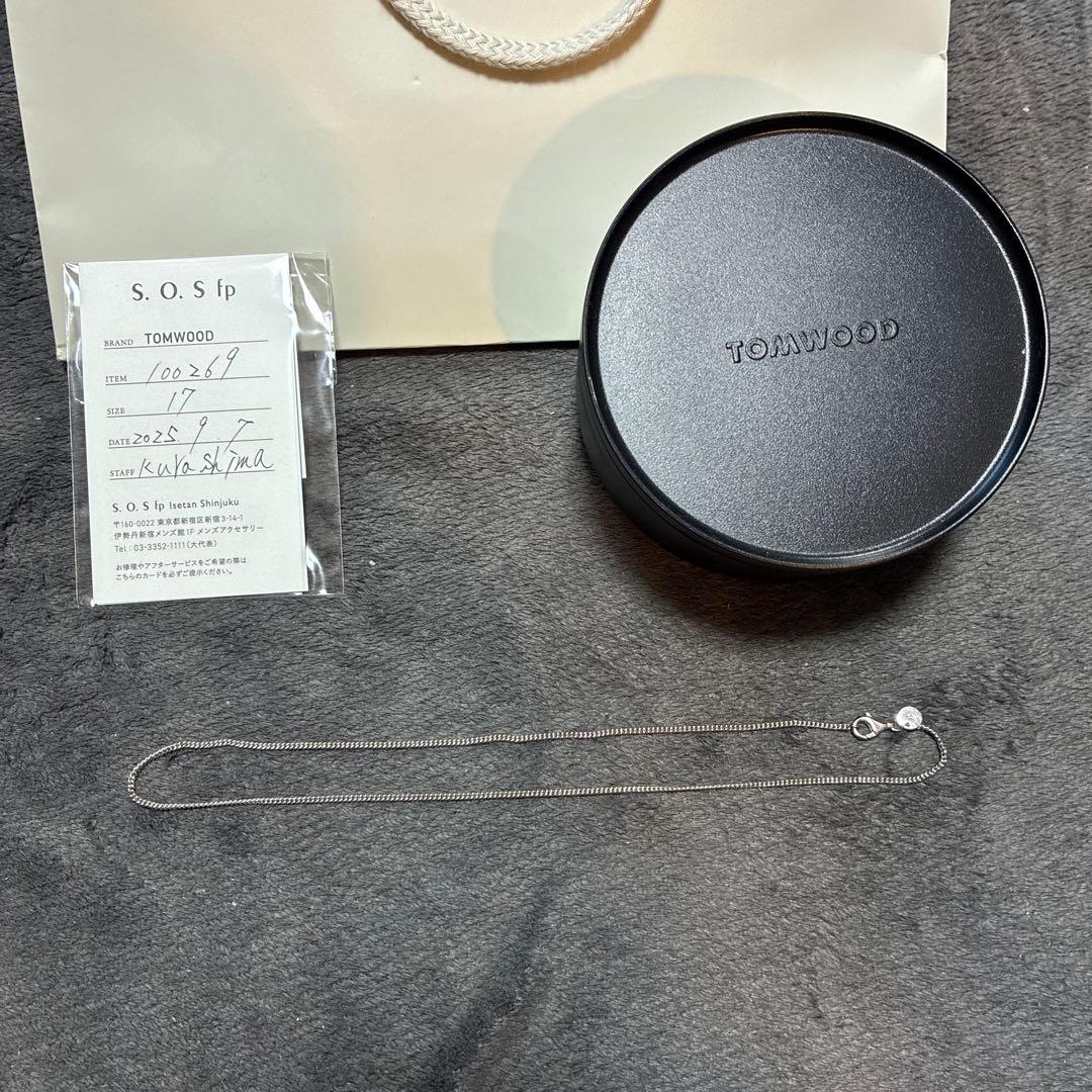 トムウッド　ネックレス　アクセサリー　シルバー　チョーカー　0801