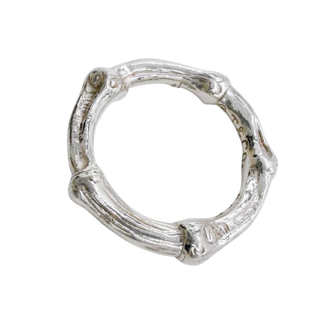 【美品】オールド ティファニー バンブー リング シルバー 925 11号 刻印