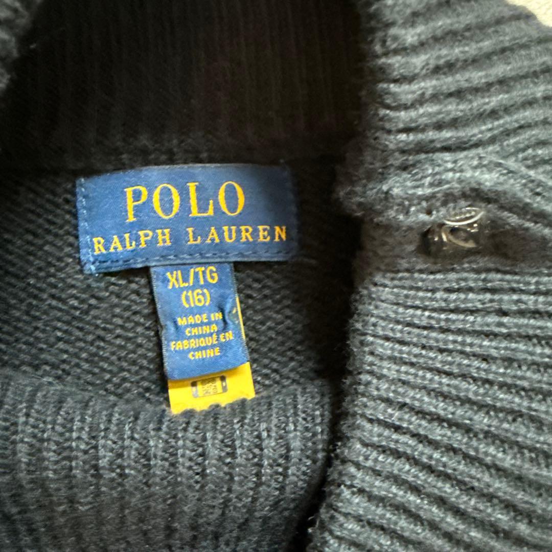 Polo Ralph Lauren ガール　ベア刺繍フレアドレス XL 160