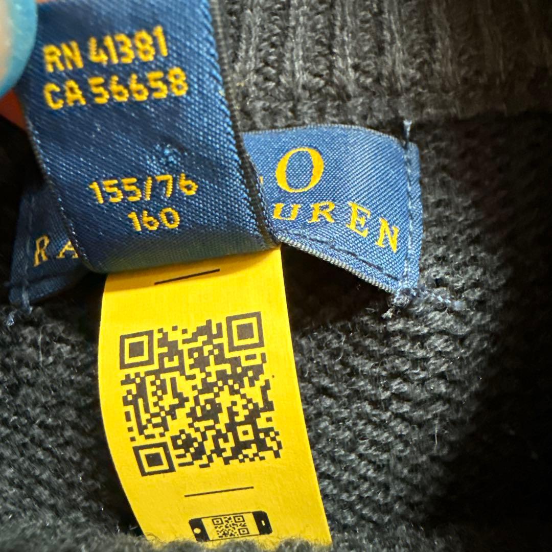 Polo Ralph Lauren ガール　ベア刺繍フレアドレス XL 160