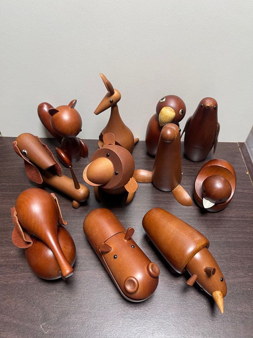 ロイヤルペット 木製 置物 オブジェ 北欧雑貨 ウッドアニマル フィギュア