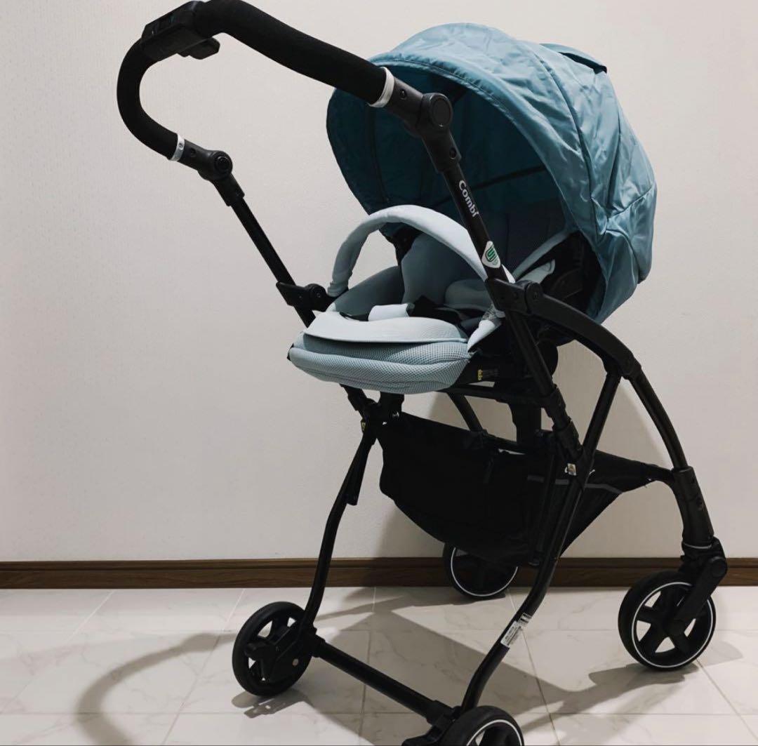 【美品】コンビ ATTO タイプL! 片手でラクラク！ミントグリーン