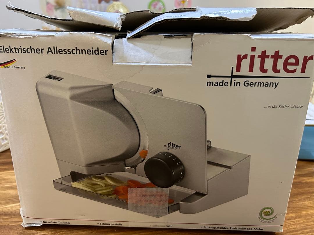 【Ritter/リッター社】パン ミート 電動スライサーE16★取説あ
