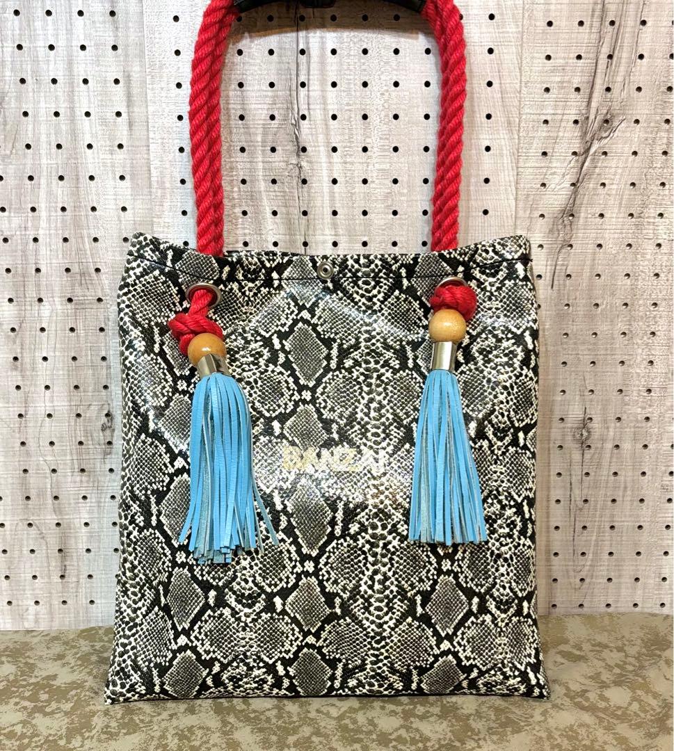 希少 渋谷龍太 BANZAI ヘビ柄 トートバッグ 限定品