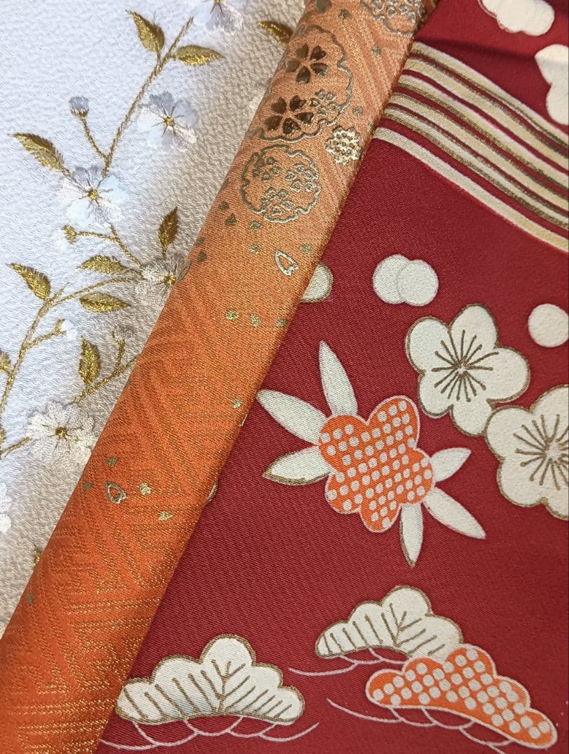 振袖フルセット　手描き総柄友禅　本物志向の方に　古典柄　作家　164/66.5
